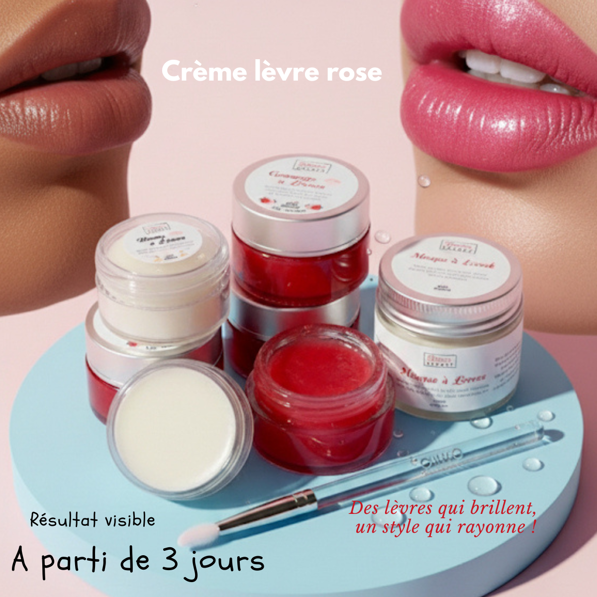 Game lèvres rose