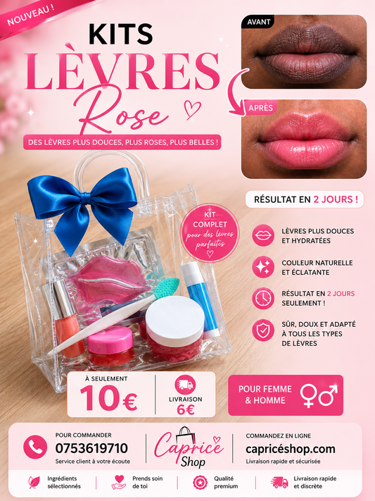 Game lèvres rose